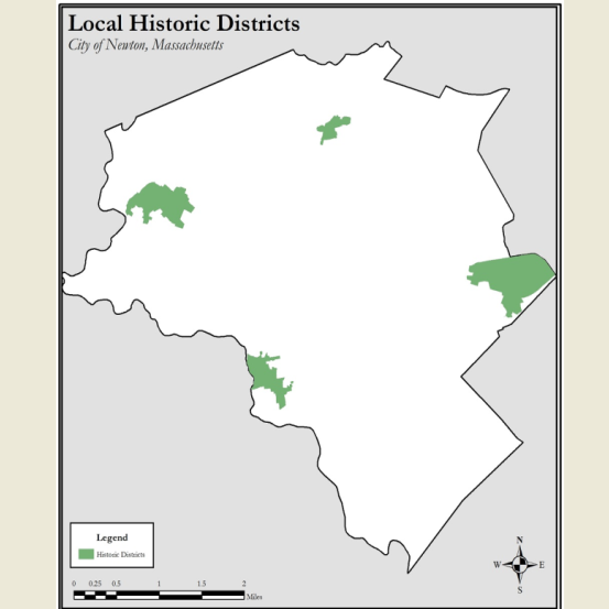 Local Historic Districts map