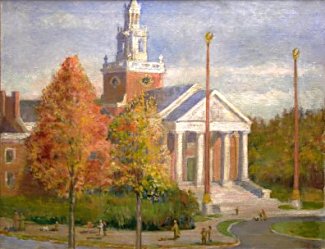 Chadwick City Hall painting