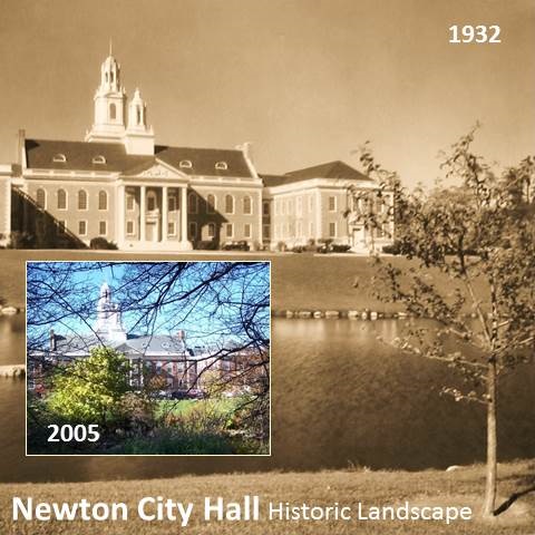 City Hall Historic Landscape (1932 vs 2005)