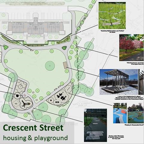 Crescent Street plan