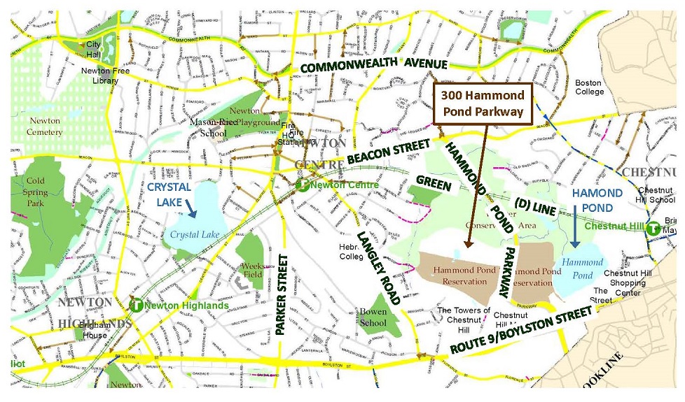 Webster Woods map