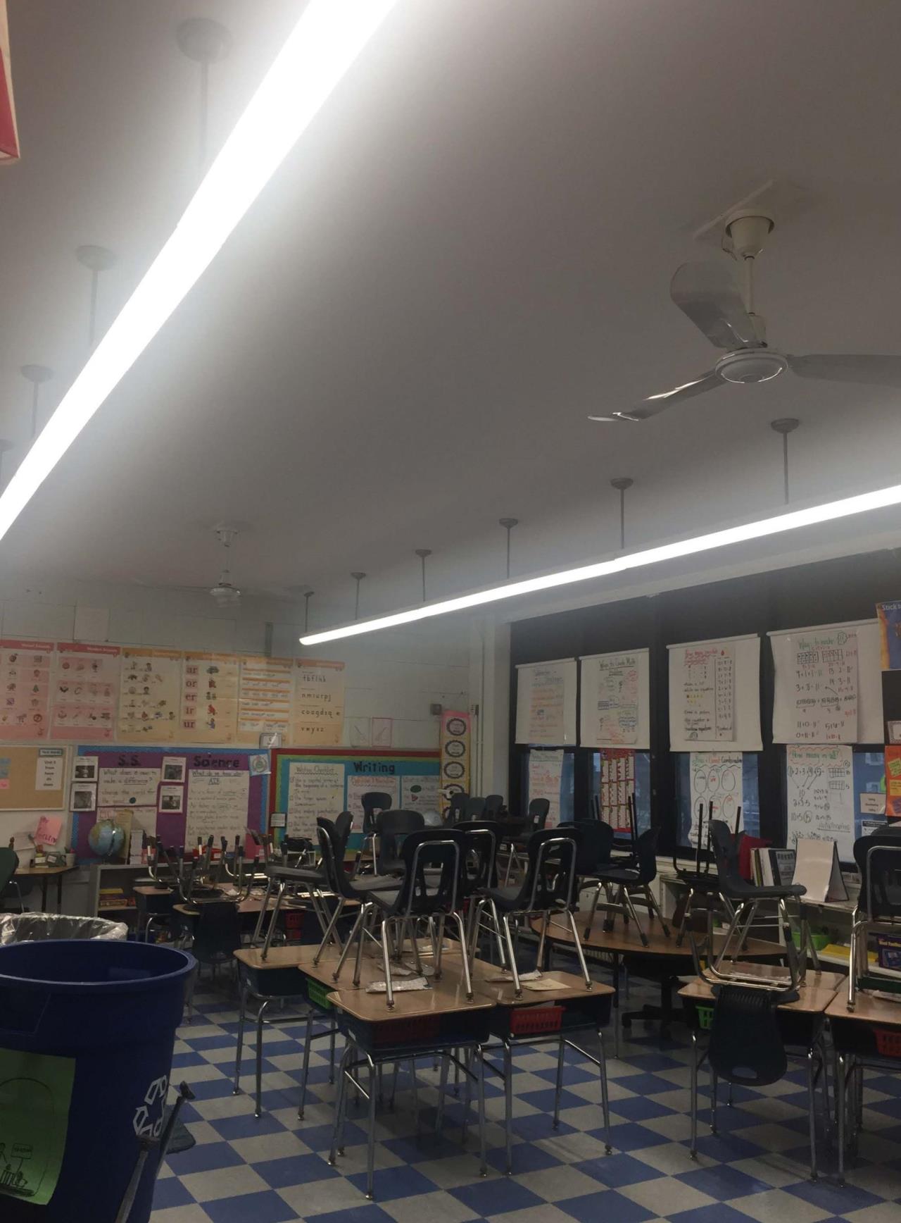 Bowen 1st flr classroom LED