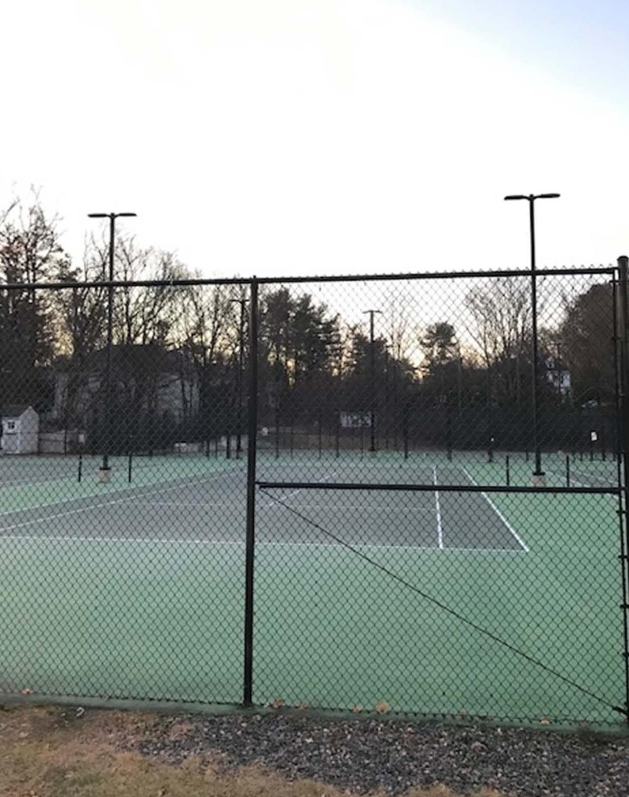 NHS tennis ct. LEDs