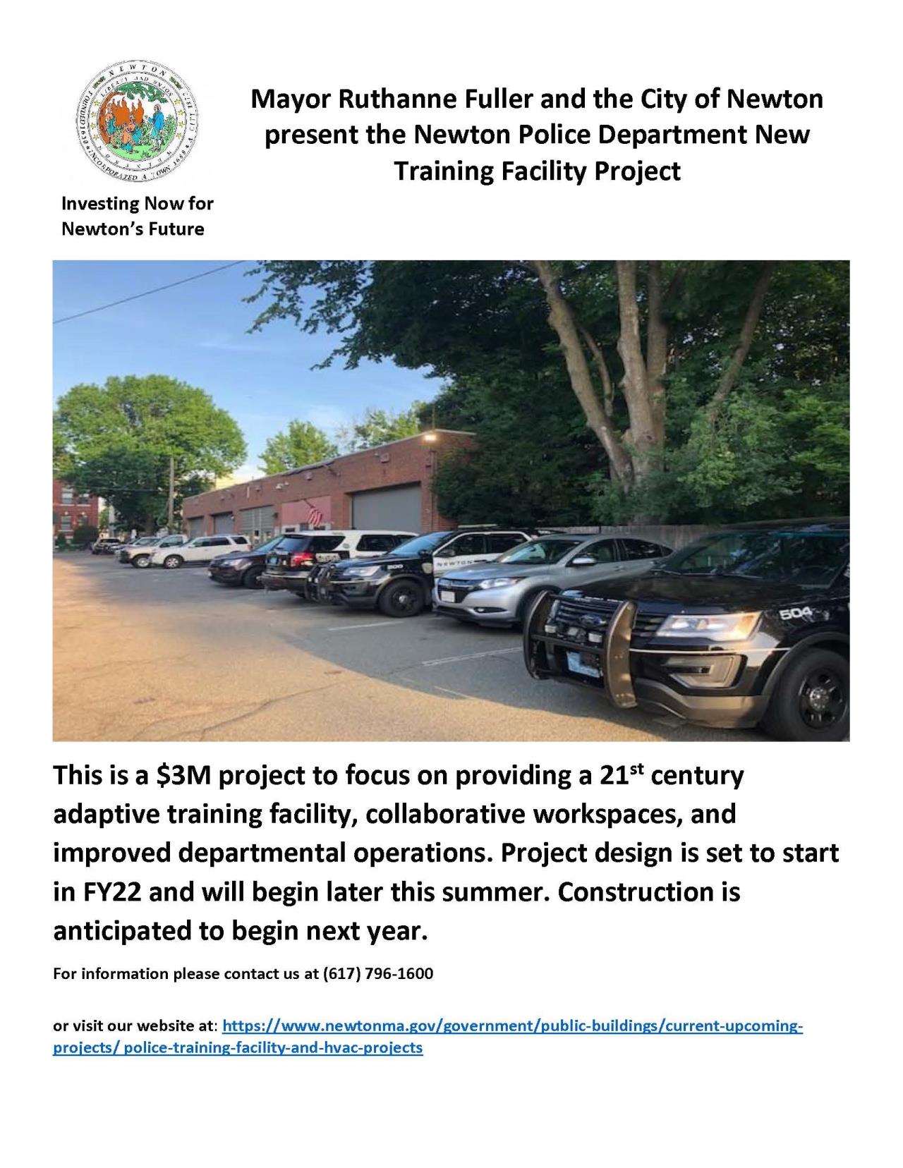 Training Facility Flyer