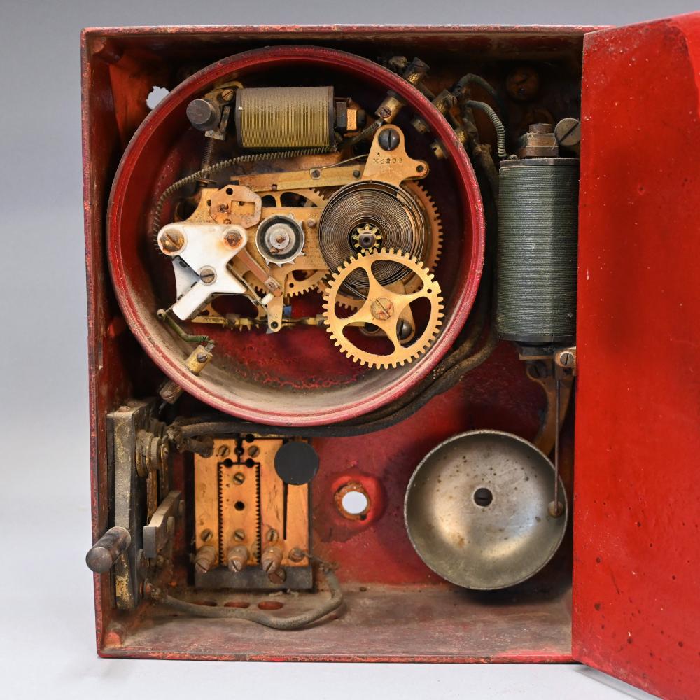 Moses Crane fire alarm box interior