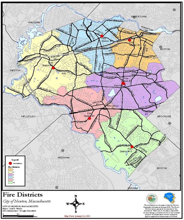 Fire Districts Map