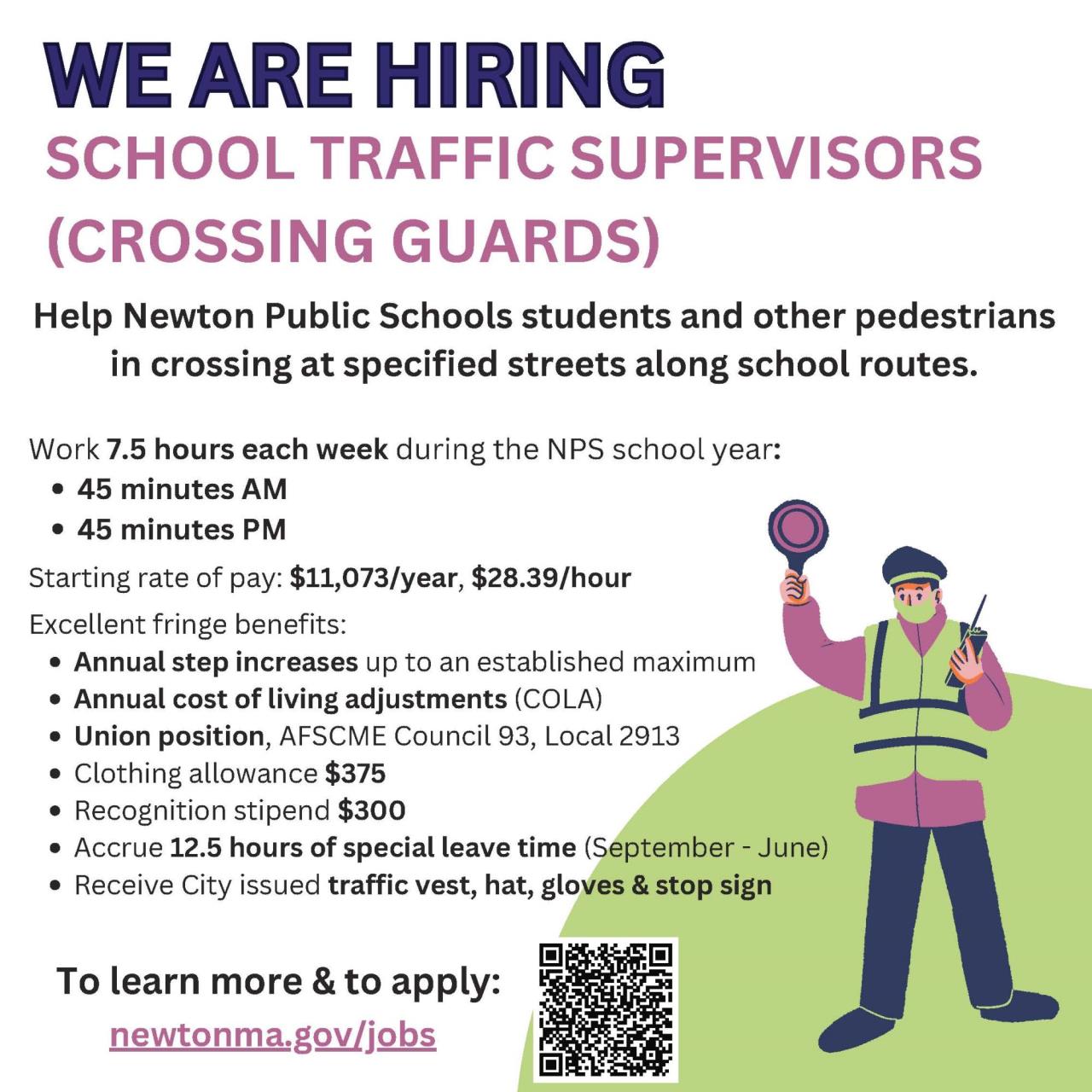 We are hiring - School Traffic Supervisor